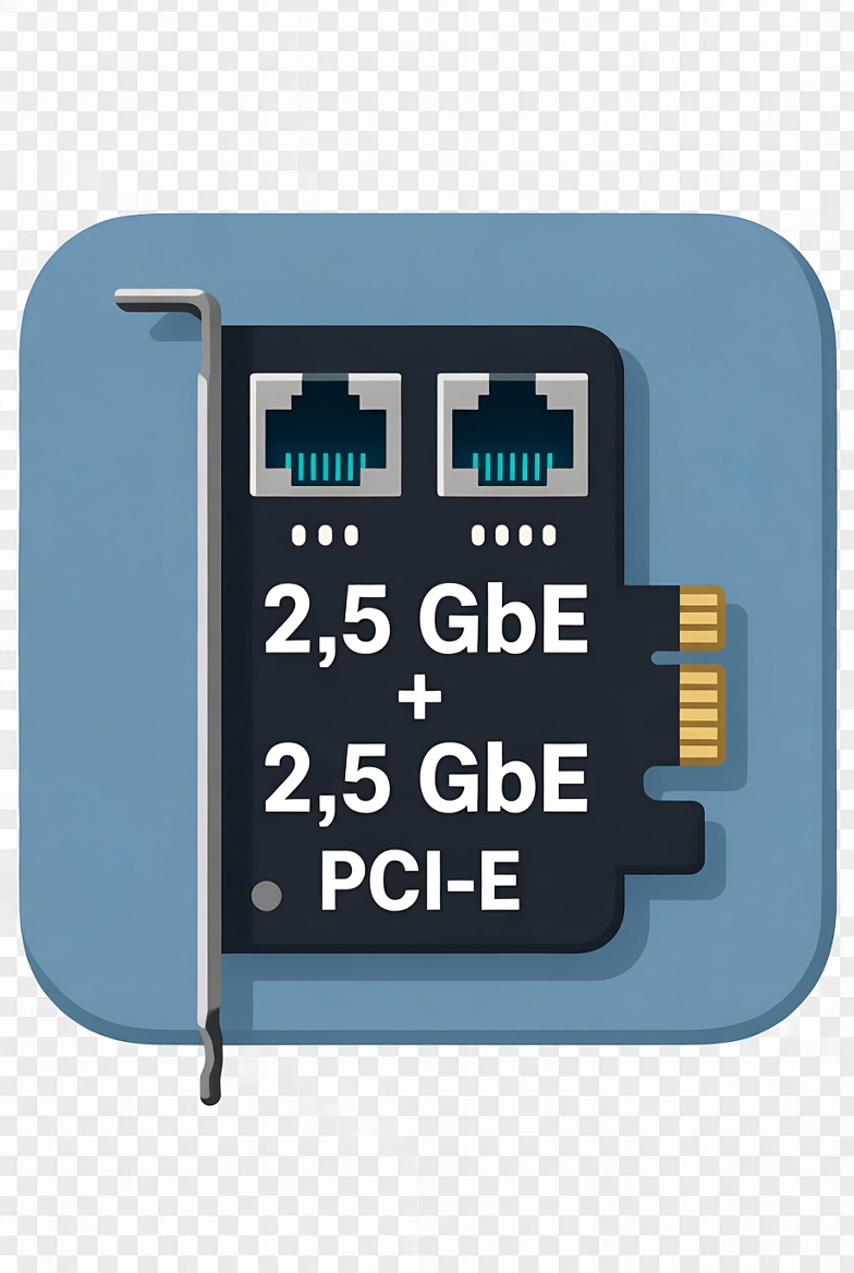 2,5 GbE + 2,5 GbE PCI-E